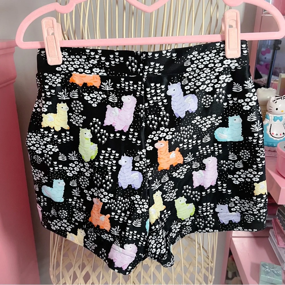 Sold🖤Black milk llamacorn shorts - Picture 2 of 3